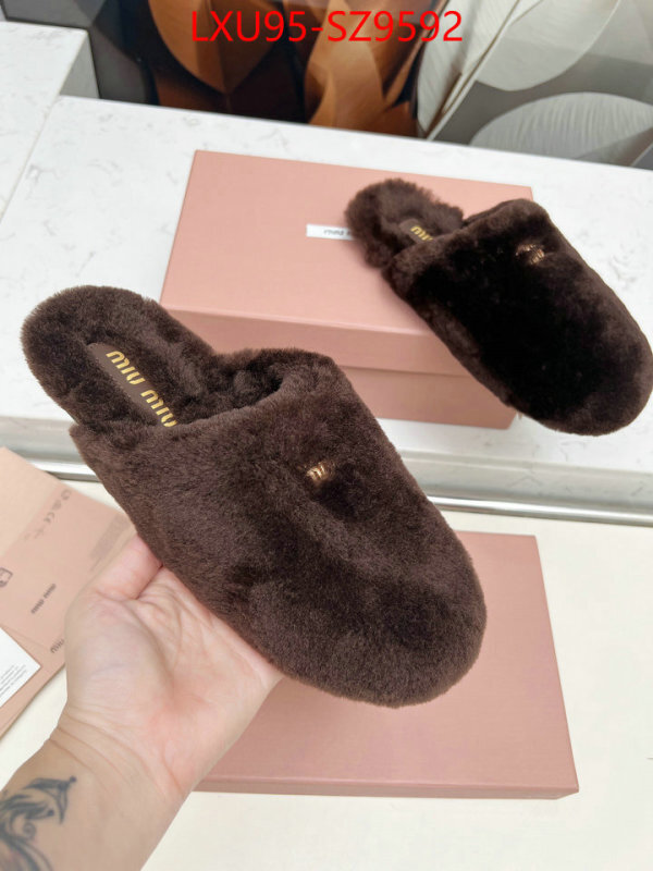 Women Shoes-Miu Miu luxury fashion replica designers ID: SZ9592 $: 95USD