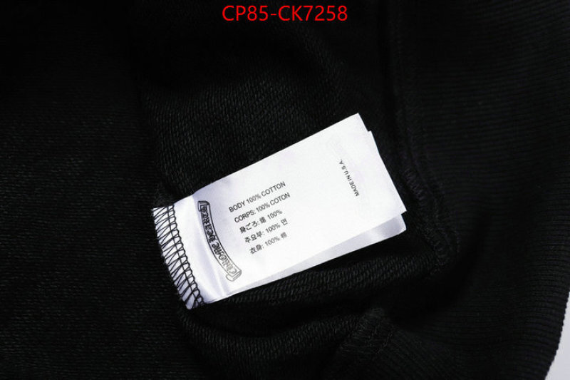 Clothing-Chrome Hearts replcia cheap from china ID: CK7258 $: 85USD