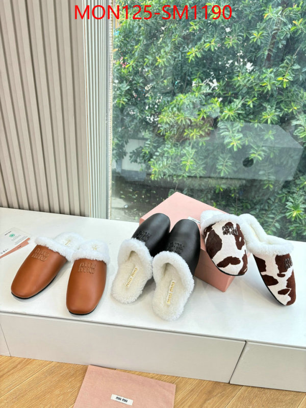 Women Shoes-Miu Miu best quality replica ID: SM1190 $: 125USD