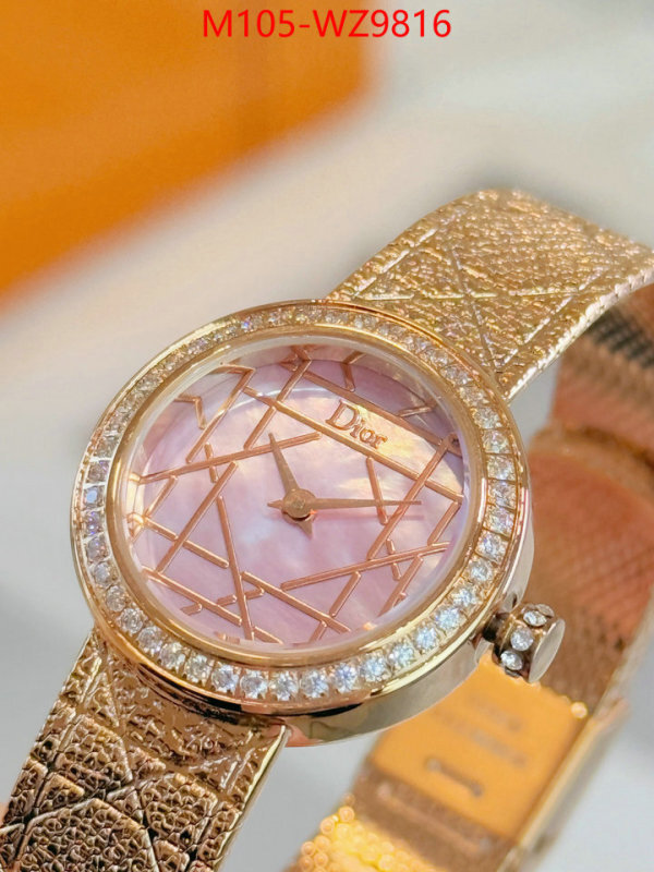 Watch(4A)-Dior buy 1:1 ID: WZ9816 $: 105USD