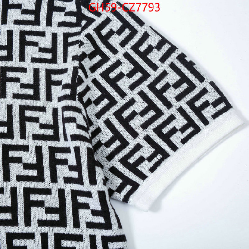Clothing-Fendi where to buy high quality ID: CZ7793 $: 59USD