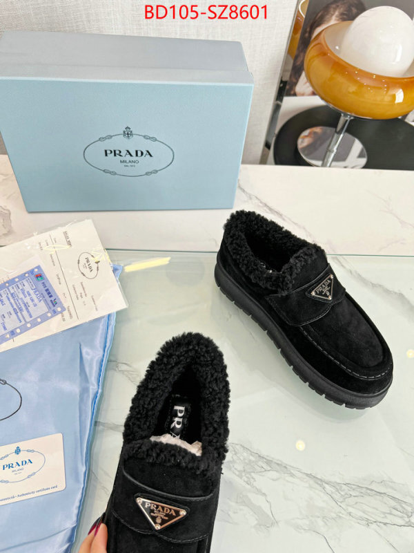 Women Shoes-Prada 1:1 replica wholesale ID: SZ8601 $: 105USD