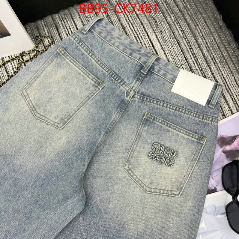 Clothing-MIU MIU where can you buy a replica ID: CK7481 $: 95USD
