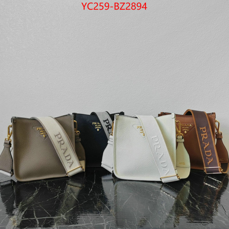 Prada Bags(TOP)-Crossbody- top quality designer replica ID: BZ2894 $: 259USD,