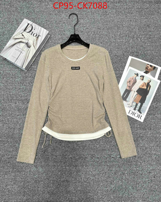 Clothing-MIU MIU how to find designer replica ID: CK7088 $: 95USD