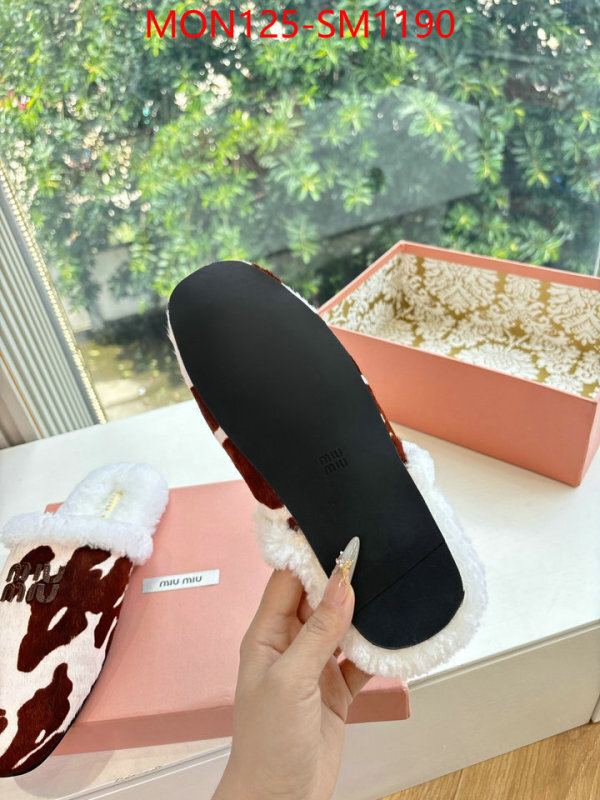 Women Shoes-Miu Miu best quality replica ID: SM1190 $: 125USD