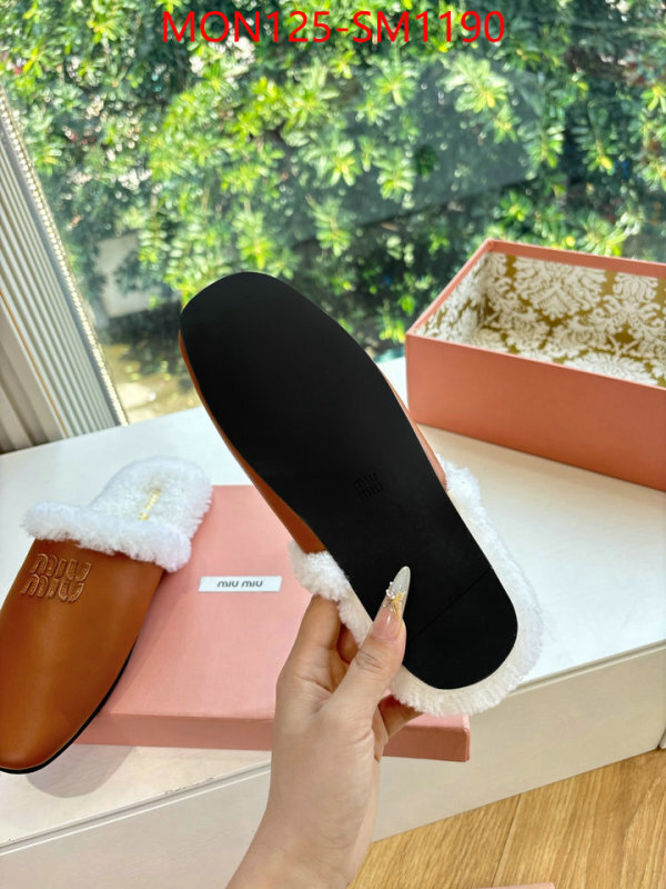 Women Shoes-Miu Miu best quality replica ID: SM1190 $: 125USD