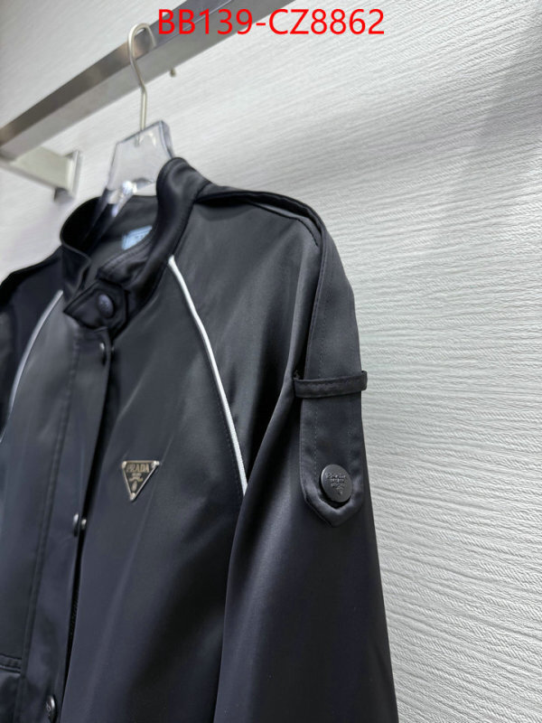 Clothing-Prada luxury shop ID: CZ8362 $: 139USD