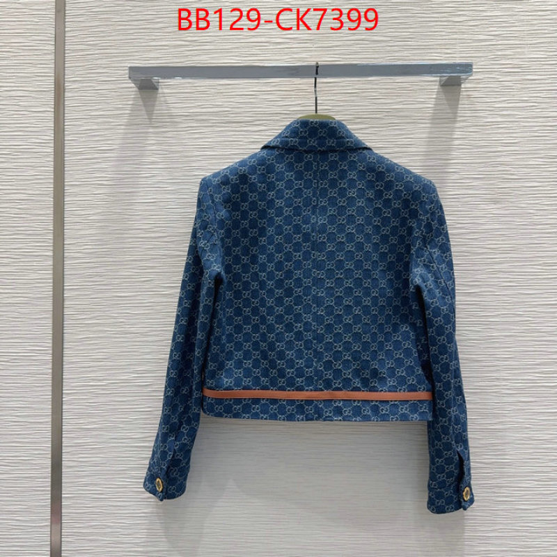 Clothing-Gucci the quality replica ID: CK7399 $: 129USD