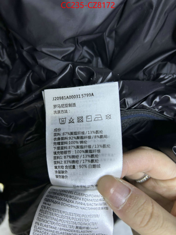 Down jacket Women-Moncler high quality replica ID: CZ8172 $: 235USD