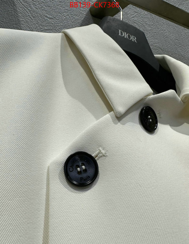 Clothing-Dior top quality ID: CK7368 $: 139USD