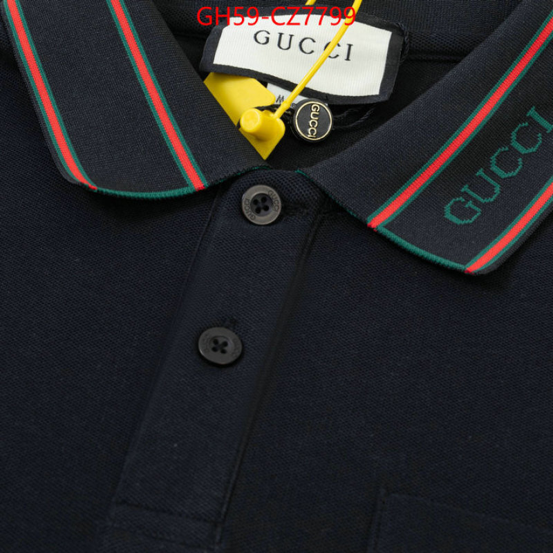 Clothing-Gucci best replica new style ID: CZ7799 $: 59USD