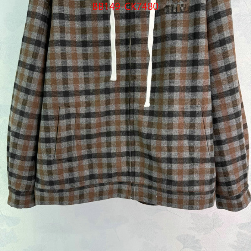 Clothing-MIU MIU the best quality replica ID: CK7480 $: 149USD