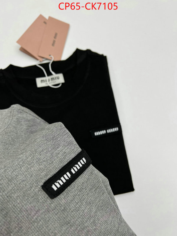 Clothing-MIU MIU the online shopping ID: CK7105 $: 65USD