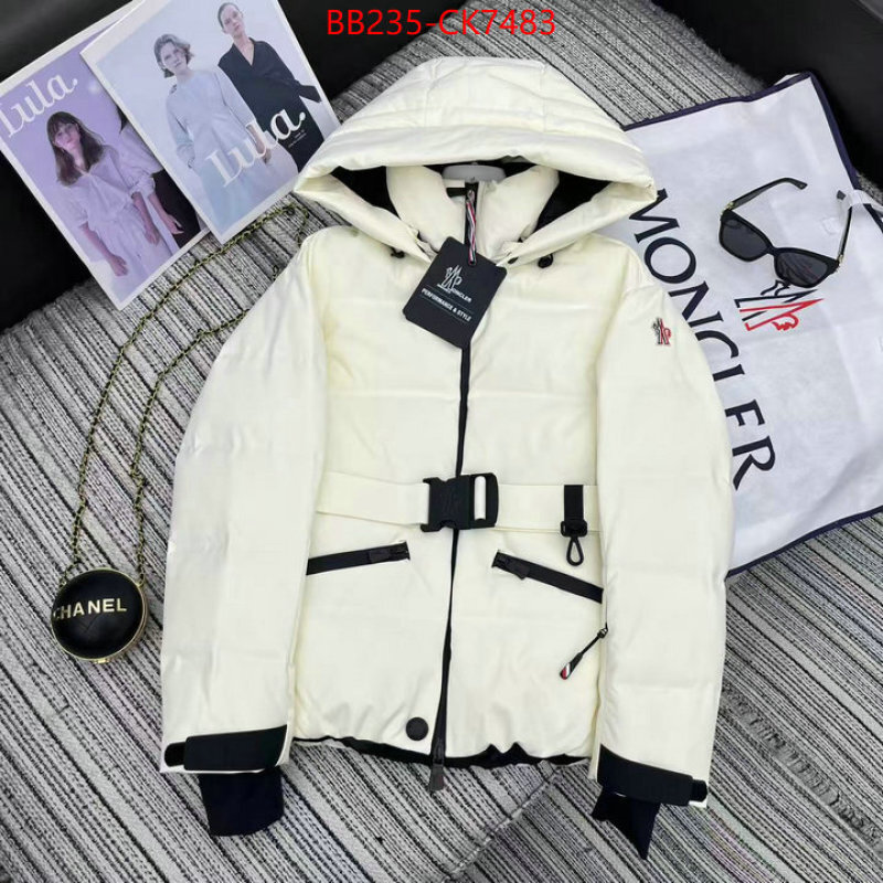 Down jacket Women-Moncler the best quality replica ID: CK7483 $: 235USD