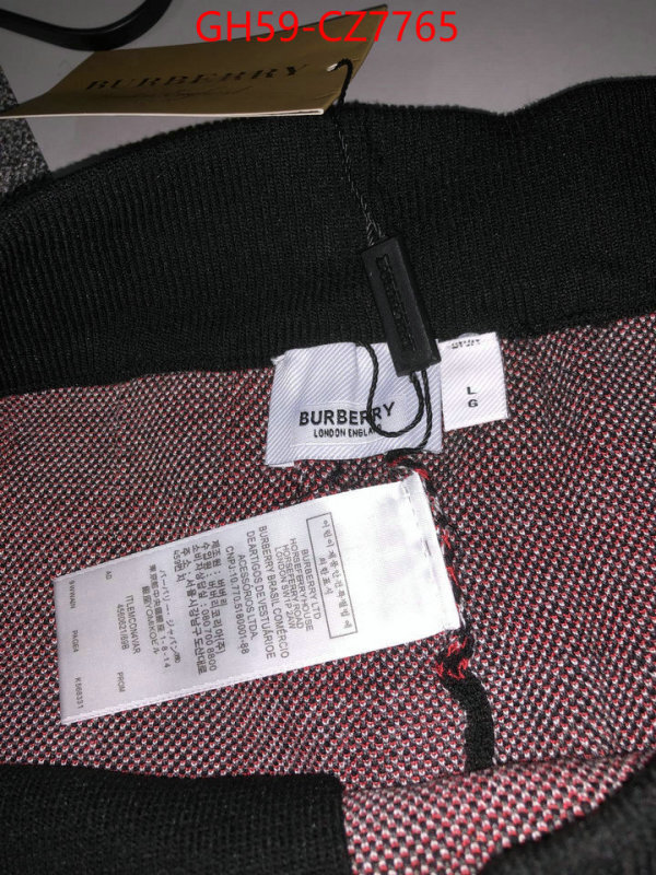Clothing-Burberry how to buy replcia ID: CZ7765 $: 59USD
