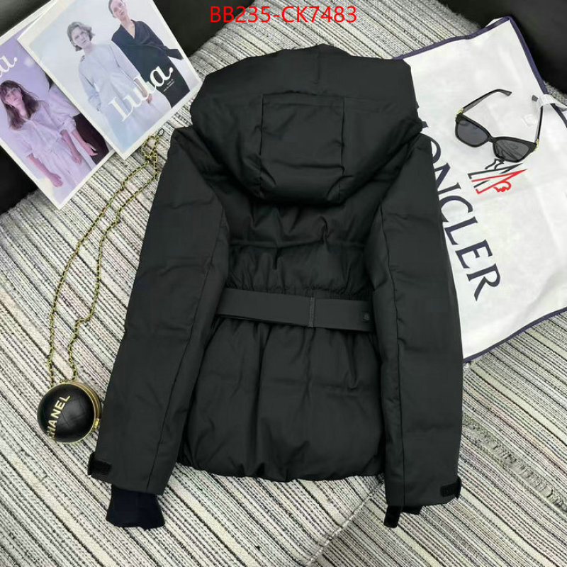 Down jacket Women-Moncler the best quality replica ID: CK7483 $: 235USD