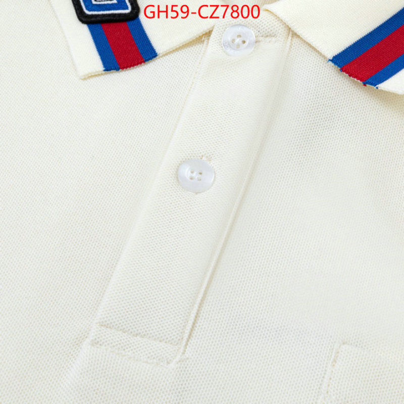 Clothing-Gucci high quality designer replica ID: CZ7800 $: 59USD