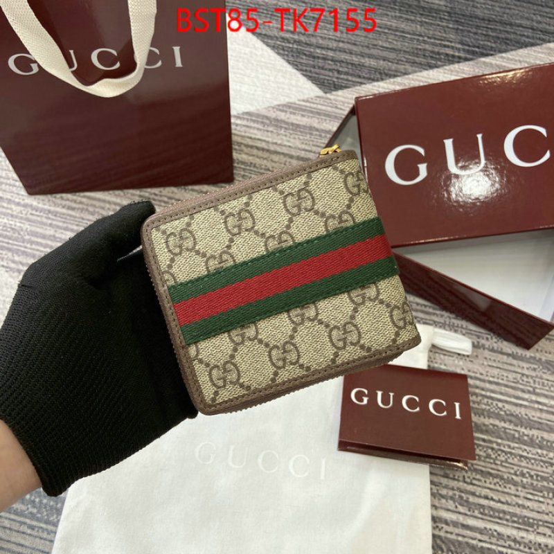 Gucci Bags(TOP)-Wallet- high quality perfect ID: TK7155 $: 85USD,