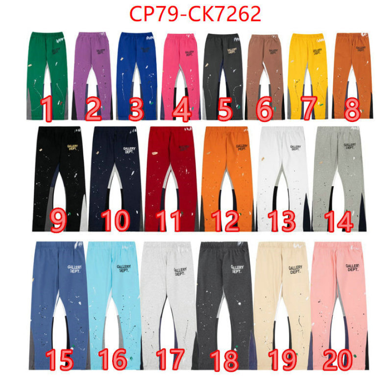 Clothing-GALLERY DEPT hot sale ID: CK7262 $: 79USD