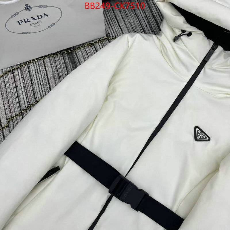 Down jacket Women-Prada fake aaaaa ID: CK7510 $: 249USD