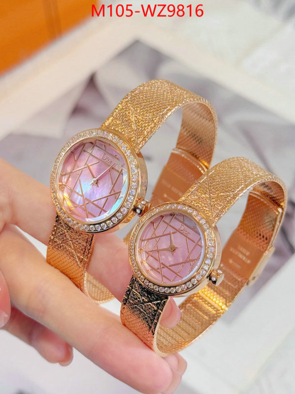 Watch(4A)-Dior buy 1:1 ID: WZ9816 $: 105USD