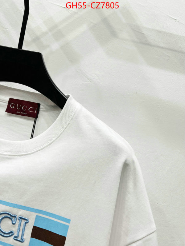 Clothing-Gucci what's the best place to buy replica ID: CZ7805 $: 55USD