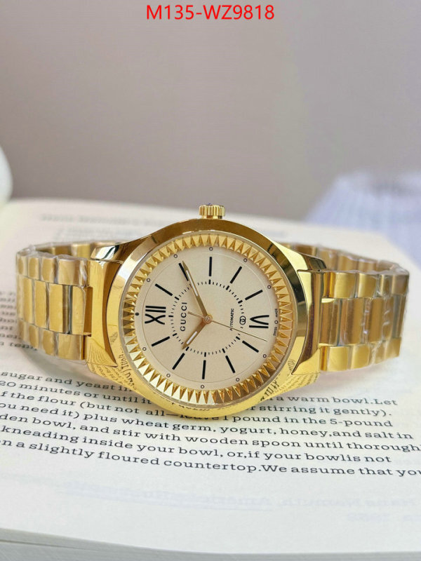 Watch(4A)-Gucci 1:1 ID: WZ9818 $: 135USD