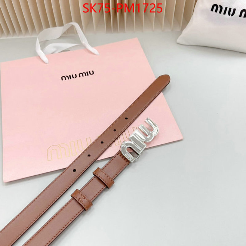 Belts-MIU MIU buy the best high quality replica ID: PM1725 $: 75USD