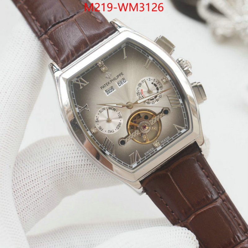 Watch(TOP)-Patek Philippe designer high replica ID: WM3126 $: 219USD-shoes yupoo Watch(TOP)-Patek Philippe designer high replica ID: WM3126 $: 219USD