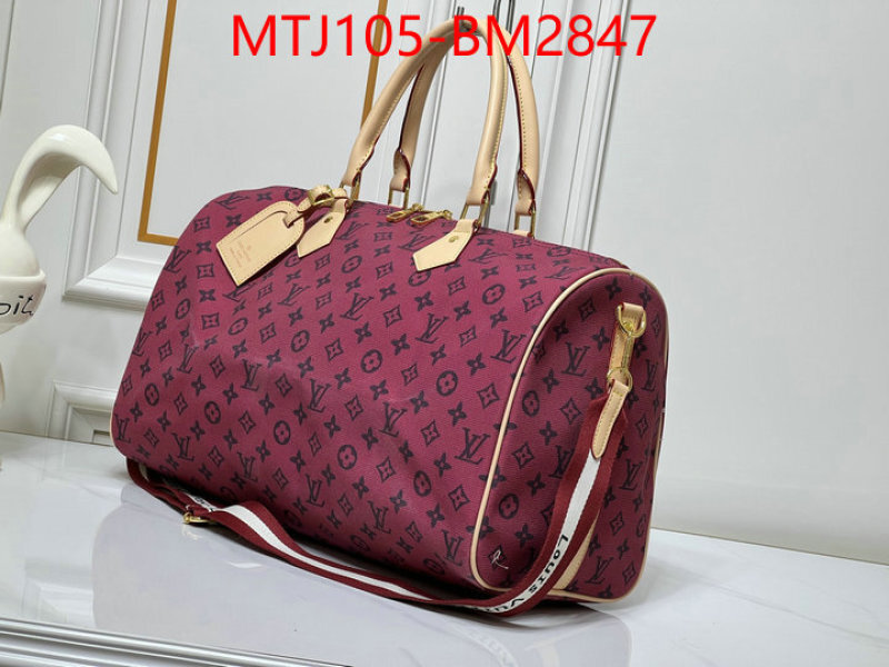 LV Bags(4A)-Keepall BandouliRe 45-50- the best affordable ID: BM2847 $: 105USD,