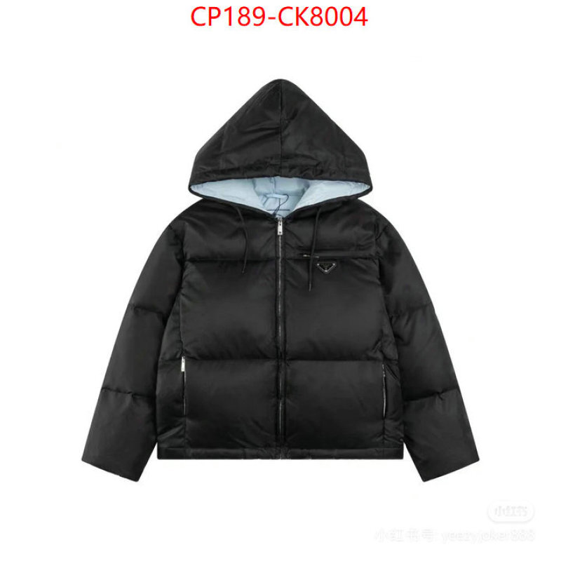 Down jacket Women-Prada what is a counter quality ID: CK8004 $: 189USD