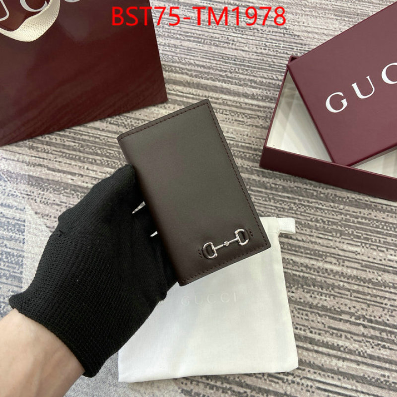 Gucci Bags(TOP)-Wallet- perfect ID: TM1978 $: 75USD,