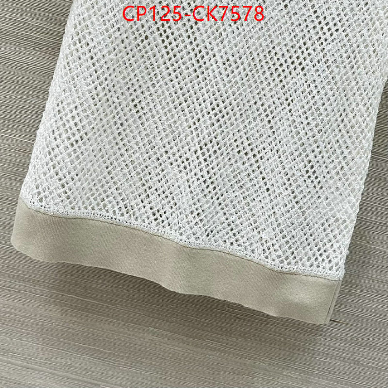 Clothing-Brunello Cucinelli high quality replica ID: CK7578 $: 125USD