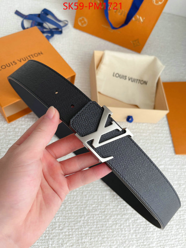Belts-LV top quality fake ID: PM1721 $: 59USD