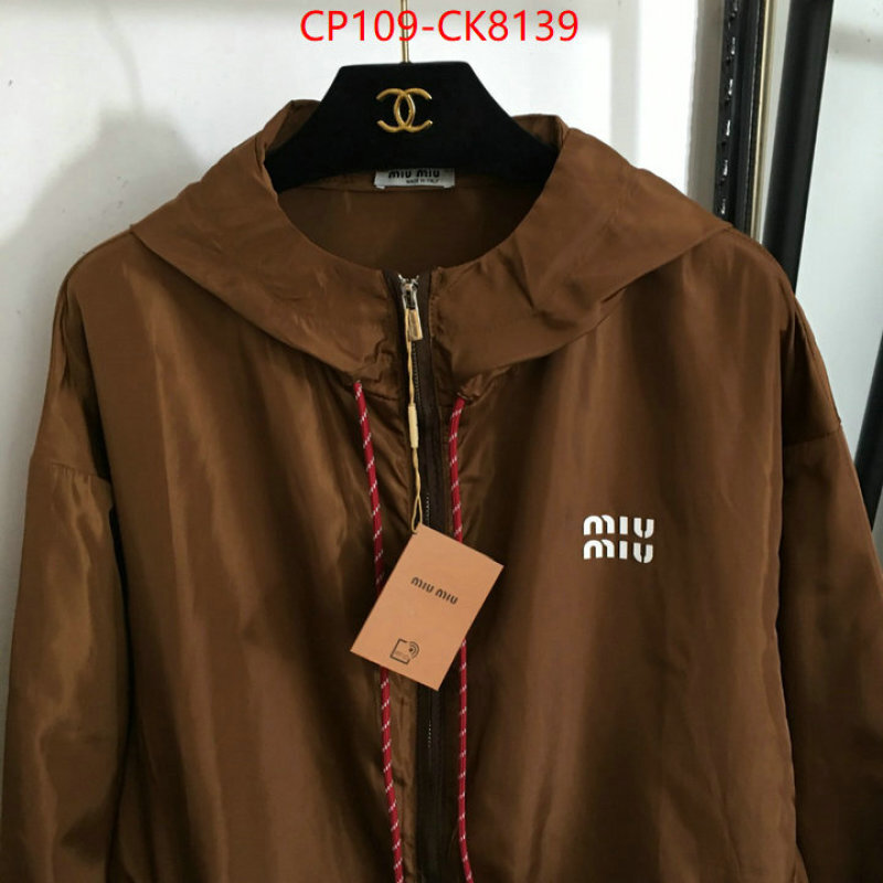 Clothing-MIU MIU wholesale imitation designer replicas ID: CK8139 $: 109USD