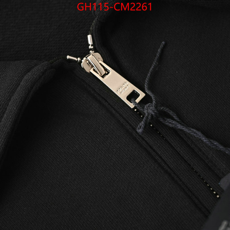 Clothing-Prada wholesale 2024 replica ID: CM2261 $: 115USD