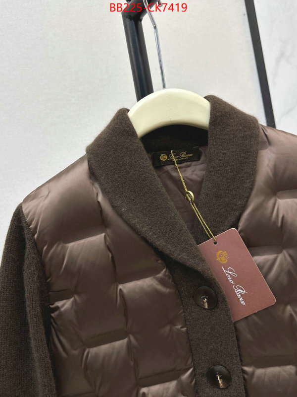 Down jacket Women-Loro Piana best replica new style ID: CK7419 $: 225USD