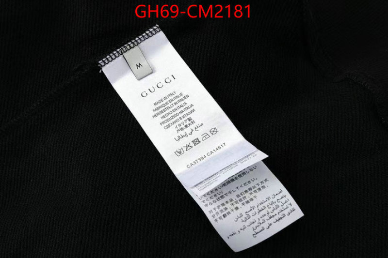 Clothing-Gucci what ID: CM2181 $: 69USD