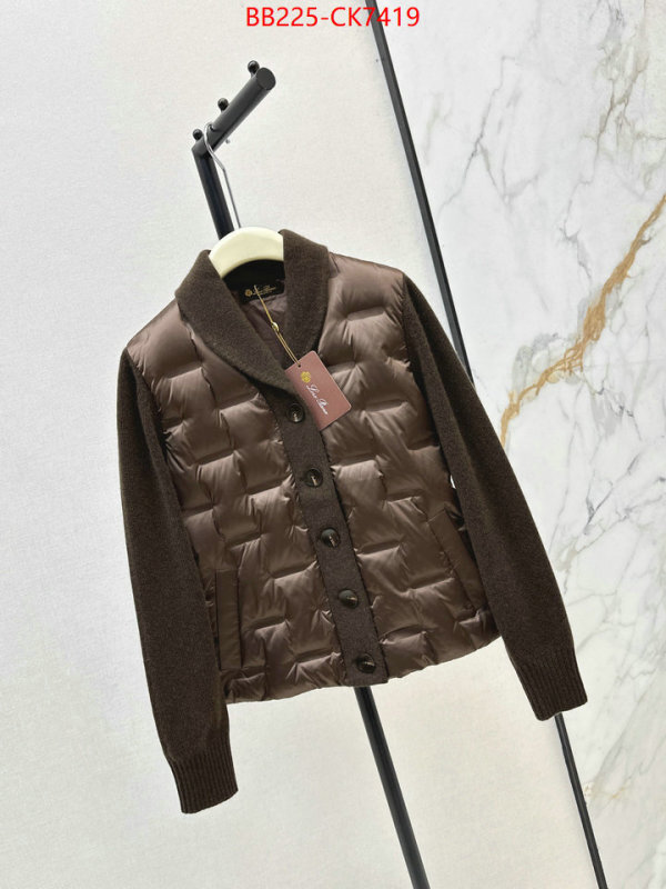 Down jacket Women-Loro Piana best replica new style ID: CK7419 $: 225USD