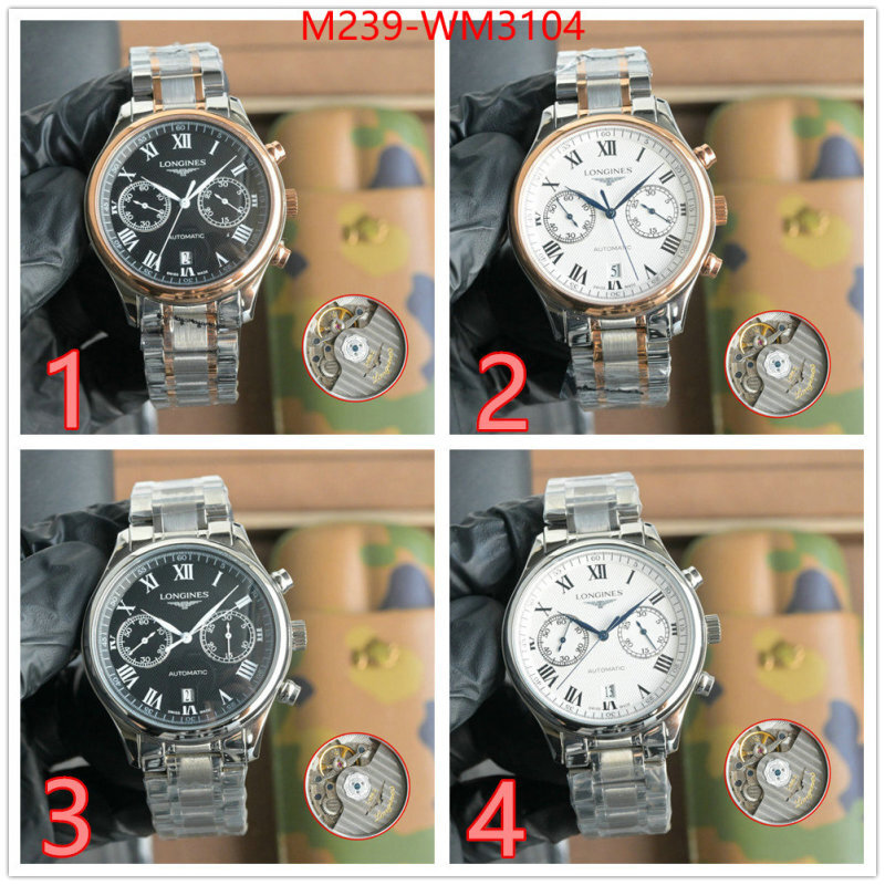 Watch(TOP)-Longines hot sale ID: WM3104 $: 239USD-shoes yupoo Watch(TOP)-Longines hot sale ID: WM3104 $: 239USD