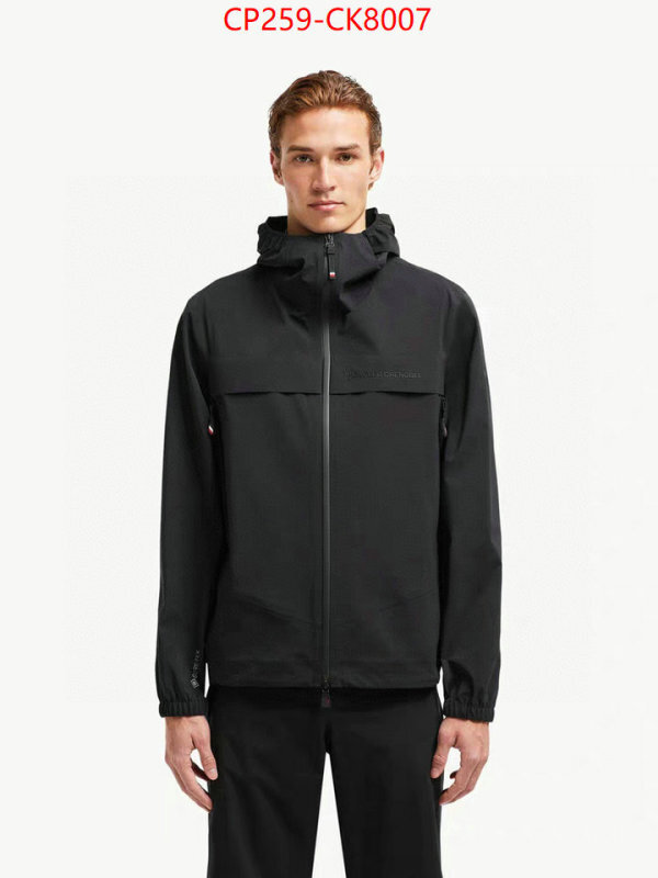 Down jacket Men-Moncler high quality 1:1 replica ID: CK8007 $: 259USD
