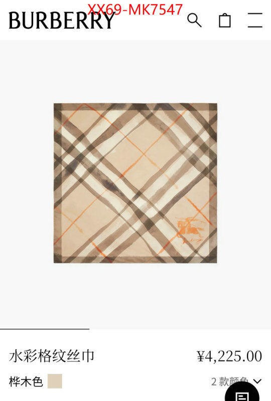 Scarf-Burberry perfect quality ID: MK7547 $: 69USD