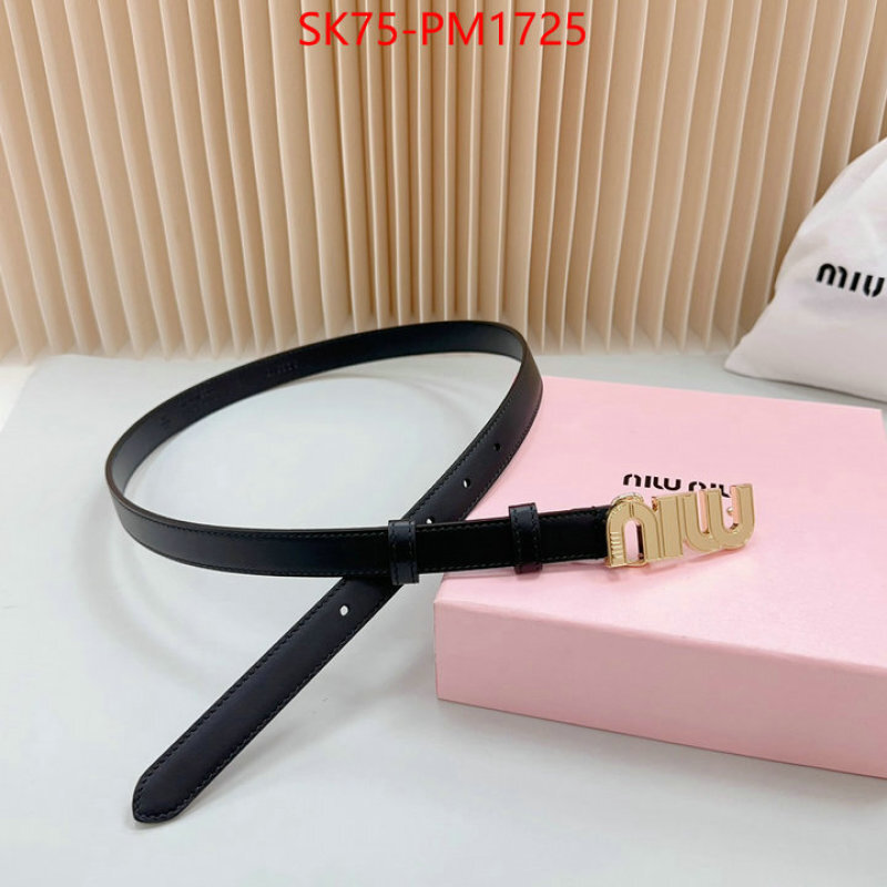 Belts-MIU MIU buy the best high quality replica ID: PM1725 $: 75USD