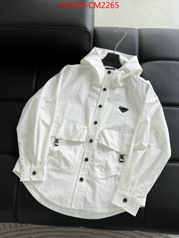 Clothing-Prada designer replica ID: CM2265 $: 129USD