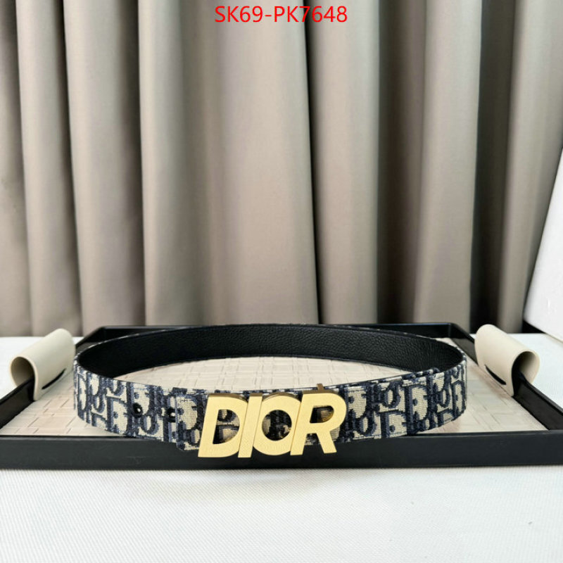 Belts-Dior the best affordable ID: PK7648 $: 69USD