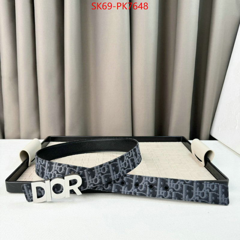Belts-Dior the best affordable ID: PK7648 $: 69USD
