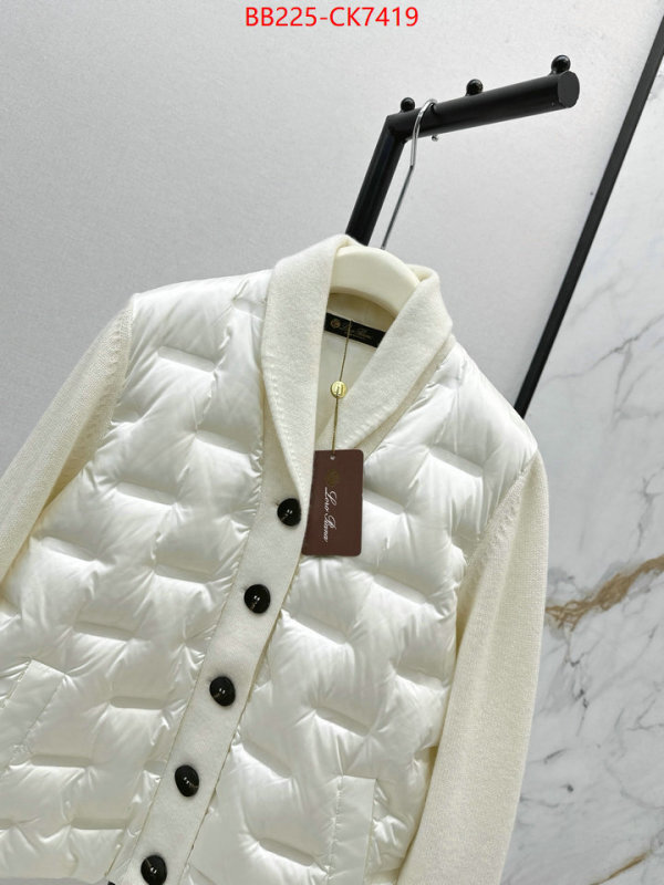 Down jacket Women-Loro Piana best replica new style ID: CK7419 $: 225USD