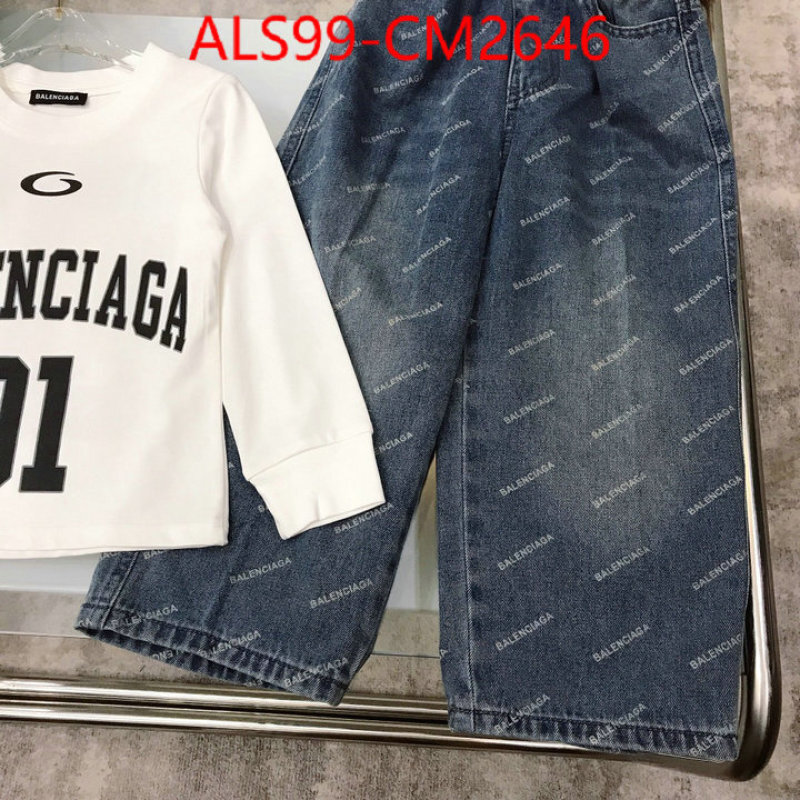 Kids clothing-Balenciaga for sale online ID: CM2646 $: 99USD