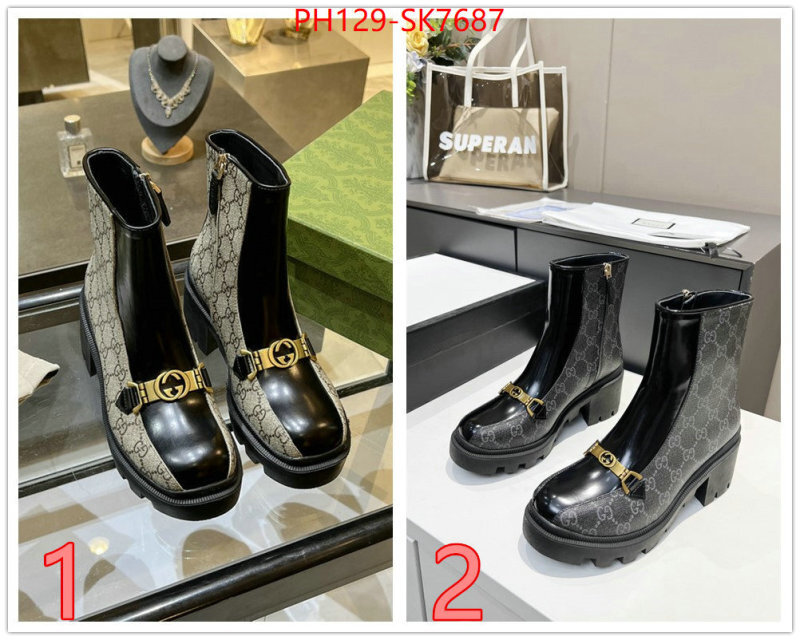 Women Shoes-Gucci buy cheap ID: SK7687 $: 129USD